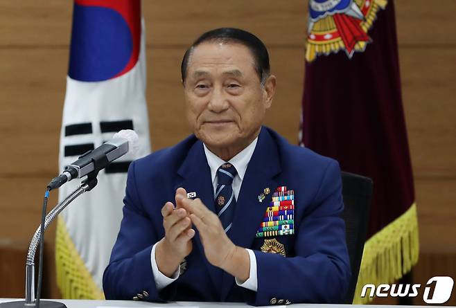 김진호 재향군인회장. 2020.6.30/뉴스1 © News1 구윤성 기자
