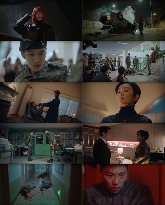 Military Prosector Doberman is running toward the end, at the center of the topic with a twist and thrilling development that is hurting.TVNs Drama Military Prosector Doberman (playplayplay by Yoon Hyun-ho/director Jin Chang-gyu/production studio dragon, logos film) is making viewers enthusiastic with unpredictable stories.This is because the tight confrontation and conflict with the Villans, who reveal the claws hidden against the military prosecutor Do Bae-man (Security Bo-ah) and Cha Du-riin (Jo Bo-ah), who have united for the revenge of their parents, make them unable to take their eyes off.It is evaluated that it has opened a new horizon of the genre of Koreas first military court act by adding a perfect ensemble to exciting action, breathtaking brain fight and detailed psychological warfare.Among them, the reversal and impact development that does not allow a little attention is considered as a charm point that should not be missed in Military Prosector Doberman.So far, I have once again pointed out the moments that have made the back of the head of the audience shimmer.# RED Wooin # Thrillman_ Strongest Scale_Toyota Chase + Accident Ending (3 times)Unlike the one who chose the path of the military prosecutor for money, Cha Du-ri became a military prosecutor dreaming of revenge only.It was also part of the revenge plan established by Cha Du-ri to make only the awakening of the truth of the parents death and to cooperate together.Cha Du-ri, who lost the memory of the Toyota accident that lost his parents when he was a child, provided an opportunity to think of the memory himself.The plan, which was not even known in his dreams, had a meeting with Roh Tae-nam (Kim Woo-seok), who would guide him to the golden flower path after his discharge, and ran a scheduled Toyota chase while fleeing his aunt Do Su-kyung (Kang Mal-geum), who came to arrest him.When I thought that I had safely left my aunt, there was an accident that overturned due to an abnormality in Toyota, which was only on board, and viewers were enthusiastic about the spectacular development beyond imagination.In particular, Cha Du-ri, who turned into a RED right-wing person in front of the overthrowing vehicle, who was injured and bleeding, appeared and said, The military prosecutor can not be discharged.Youll stay here and fight with me, said the three endings, which revealed their identity, the moment when their relationship was met with a decisive turning point.Above all, following the car-chasing scene on the road, the scene of the overturning accident of Toyota is considered to be one of the Warlords, which not only has the sweat in the hands of the viewers but also has scale and completeness.The Bridge of Won Ki-chun, who shook the plate, # Dobaeman & Cha Du-ri, Danger of Desperation (7 times)The worst Danger came to Dobaeman and Cha Du-ri, who had been running revenge plans gradually toward the goal of breaking down the aging and patriotic society with the revenge of their parents.The two men wanted to reveal the reality of the landmine Hero Won Ki-chun (Lim Chul-hyung), who is absolutely loyal to the old age.In order to prove this, he found out that Won Ki-chuns legs, which created a fake Hero Dam to hide a gun accident, were not Hero who saved a colleague from a mine explosion, but that his legs hidden in the Military uniform were revealed in front of many reporters.However, unlike their conviction, Won Ki-chuns legs were actually cut off, and the meaningful expression of the aged young who appeared between the embarrassed Dobaeman and Cha Du-ri was reflected, and the reversal of the hurdle gave shock and thrill to viewers.# The birth of a monster in the bilon system! # Bridge amputation to murder_The eerie + creepy movement of the old ageing young who showed the fundamental of the devilishness (8, 9 times)# One-on-one solo band of the military prosecutors VS Billions (11 times) who learned all of their identities.In the last 11 episodes, Dobaeman, Aging Young, Cha Du-ri and Yongmungu faced each other 1:1, resulting in a tension of blood drying.Aging Young and Yongmungu learned all about the identity of their parents, who were Dobaeman and Cha Du-ri, and made them sweat in the hands of those who formed a stark confrontation while facing them without concealing the fact.Aging Young, who visited the law office, said, You are the child.I am the child I saved, he said, and he endured the boiling anger and responded with a poker face, Thank you for saving me at that time.Cha Du-riin covered Yong Mun-gus mouth with a aging card.He told Yongmun-gu, who knows the identity of RED Woo-in, to run away to Army and to inform the aging young of the evidence that took the IM defense representative position.The elaborate psychological warfare of those who began to hide their blades toward the enemy and to crush each other further raised their curiosity about the remaining story of Military Prosector Doberman.# Unfinished Roh Tae-nams Passion Age?! #GOP unit shooting announcement (12 times)The last 12 endings have shocked viewers, foreshadowing the events of the past, capturing the worst Danger that has been hit by Roh Tae-nam, who was deployed in frontline units after desertion.Roh Tae-nam was shocked when he learned that Sergeant Ahn Soo-ho (Ryu Sung-rok), who had been kind to him, was a party to the emperors service.Ahn also knew about Roh Tae-nams identity through the dojoman. Ahn changed his attitude as soon as he realized that Roh Tae-nam knew his identity.The appearance of Roh Tae-nam, who is covered in blood and holding a rifle in his hand, and the soldiers who were shot and killed make me wonder more about the next story of Military Prosector Doberman running toward the peak, suggesting that the most shocking event occurred.The 13th episode of the Military Prosector Doberman will be held at 10:30 pm on the 18th (Month)