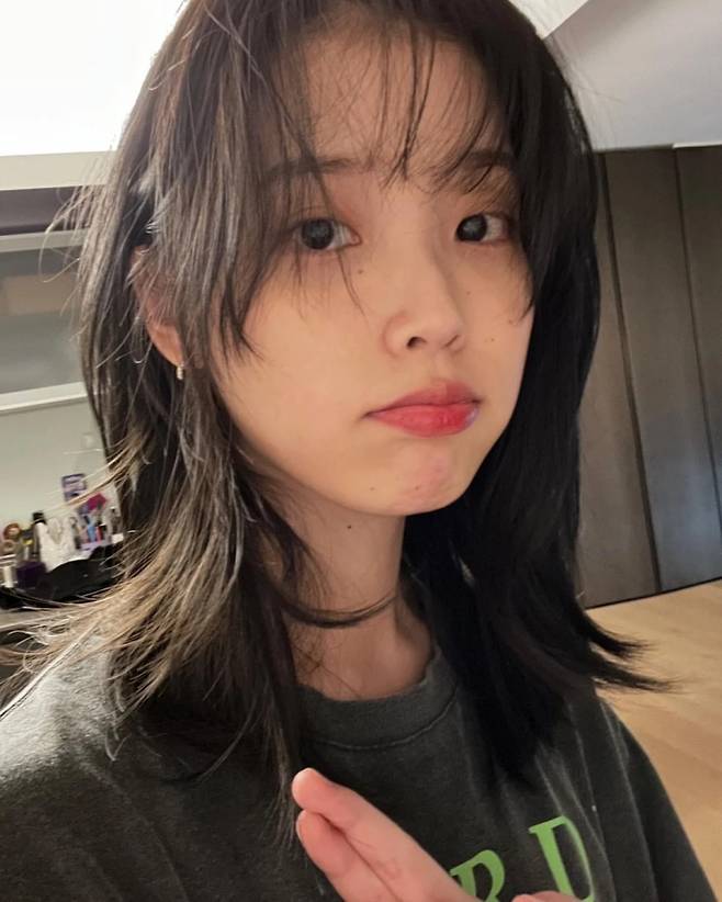 IU cut off a rich hair and made a boyish transformation.Without any explanation, I informed him that he had Hair groomed with Siwon and scissors emoticons. The photo showed a lot of layers on the rich Hair and transformed into a much lighter and shorter style.iMBC  Photo Source IU Instagram