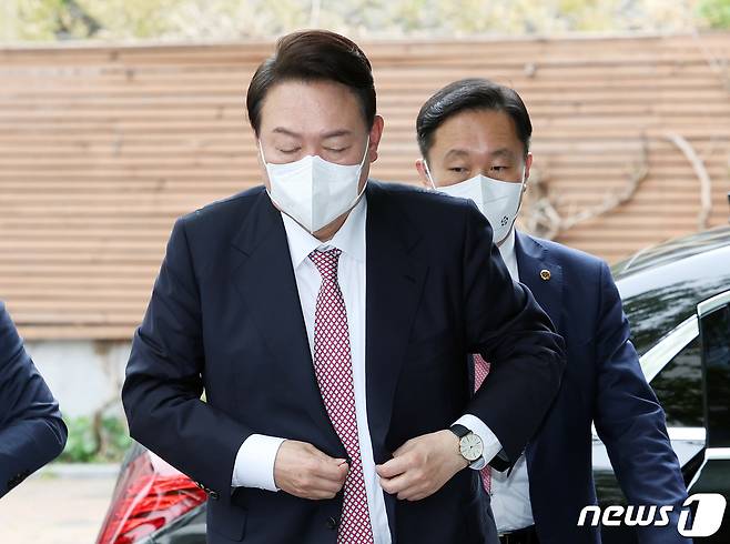 윤석열 대통령 당선인. 2022.4.25/뉴스1 © News1 인수위사진기자단
