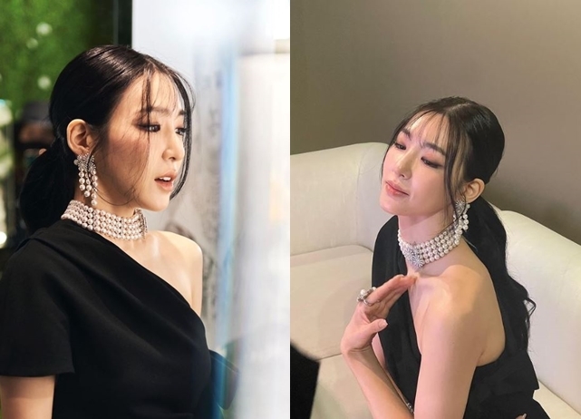 Tiffany, from the group Girls Generation, showed off her beautiful visuals.Tiffany posted several photos on his SNS on May 4 with an article entitled I feel very good.In the photo, Tiffany poses in a black off-shoulder dress that shows off one shoulder coolly, with a slim Tiffanys body and clavicle line.Tiffany also wore a large pearl necklace around her neck and took pictures of various jewels and flowers, revealing Tiffanys presence, which did not lose her aura even by the colorful object.Meanwhile, Tiffany will appear in JTBCs new drama The youngest son of the chaebol house.