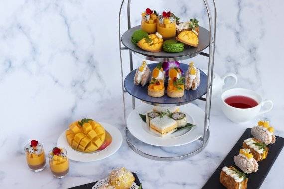 ▲애플 망고 애프터눈 티 세트./제공=아난티 힐튼 부산