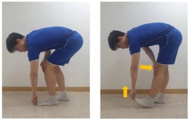 햄스트링 스트레칭./사진=대한스포츠의학회