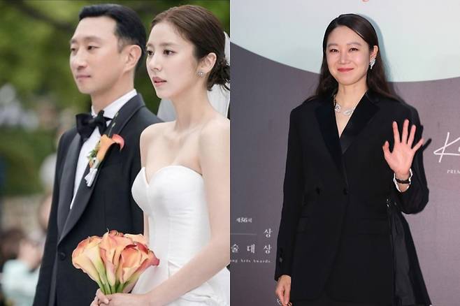(왼쪽부터) 손담비·이규혁 부부, 공효진 / 사진=손담비 인스타그램, 뉴스1