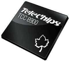 텔레칩스가 200억원 이상을 들여 개발한 고성능 멀티미디어칩 ‘TCC8900’. /텔레칩스