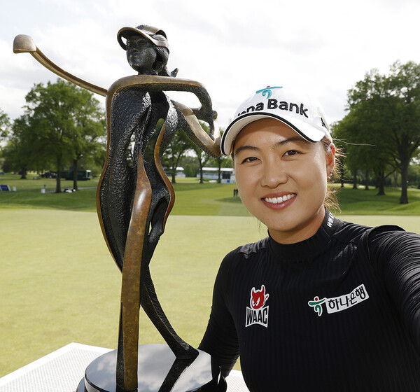 2022년 미국여자프로골프(LPGA) 투어 코그니전트 파운더스컵 우승을 차지한 이민지 프로. 사진제공=Getty Images_LPGA