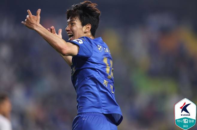 수원 삼성 전진우. 한국프로축구연맹 제공
