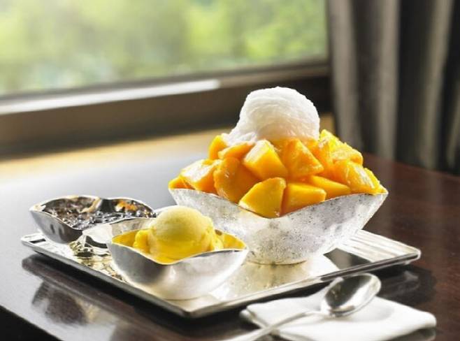 ▲서울신라호텔 애플망고빙수.(사진=신라호텔)