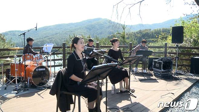 버스킹 공연 모습.(청양군 제공) © 뉴스1