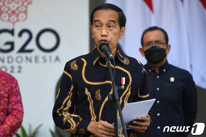 조코 위도도 인도네시아 대통령. © AFP=뉴스1 © News1 김민수 기자
