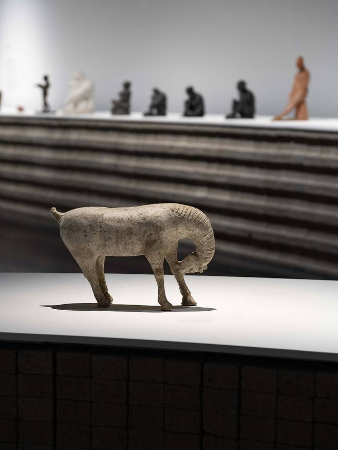 “Horse,” by sculptor Kwon Jin-kyu, is on display at the Seoul Museum of Art. The piece was exhibited on loan from RM of BTS. (SeMA)