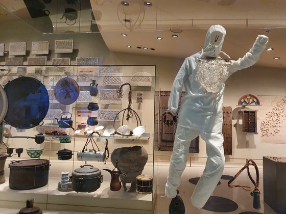 카타르 박물관 내부. 카타르의 역사를 보여주는 유물이 전시돼 있다. 박린 기자