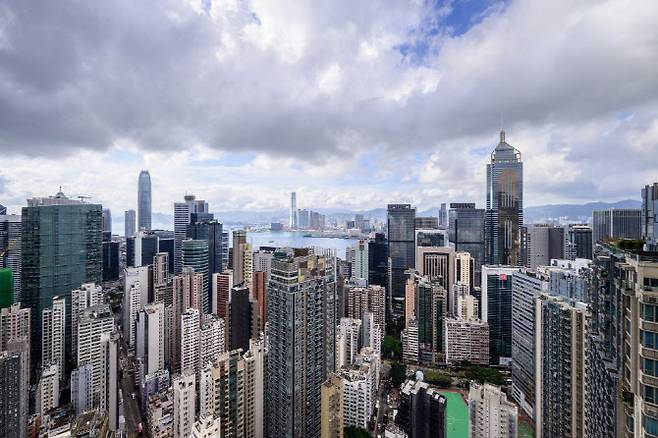 홍콩 전경(사진=AFP)