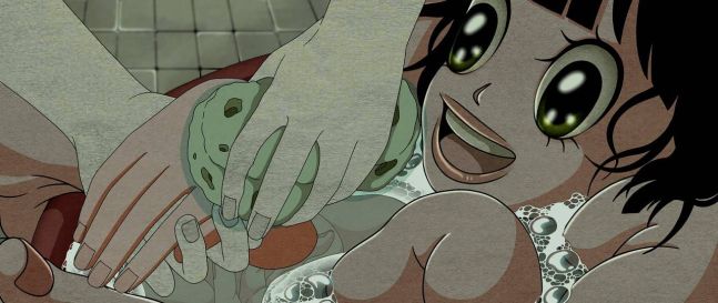 문수진 감독의 단편 애니메이션 '각질'의 한 장면. '각질'은 한국 애니메이션 최초 칸 국제 영화제 단편경쟁 부문에 진출했다. /씨앗 제공