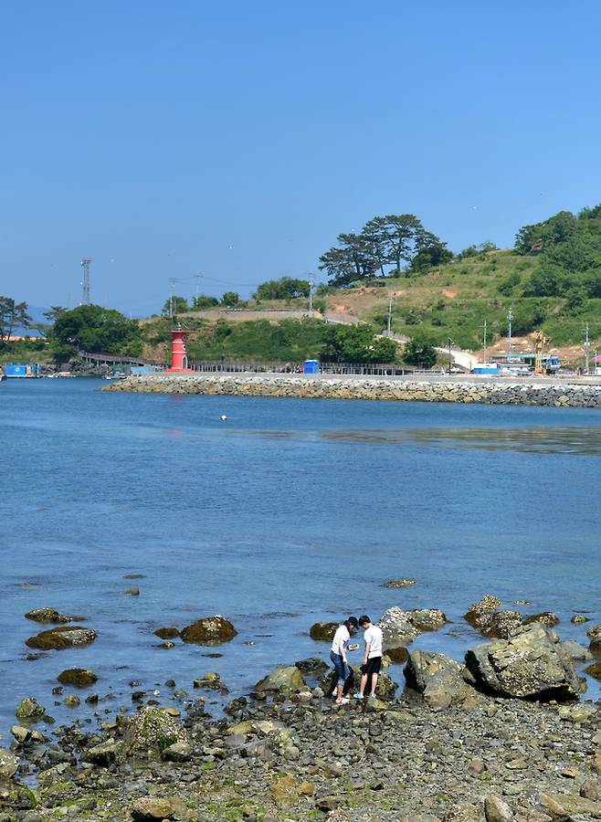 만지도와 연대도 해안 풍경