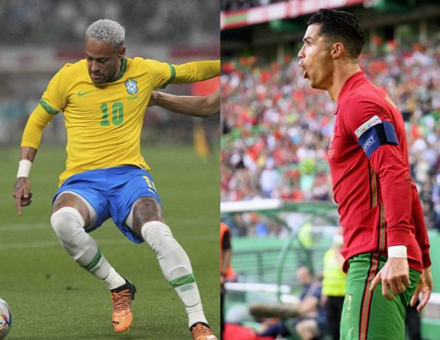 네이마르, 호날두.AP연합뉴스