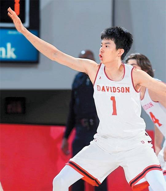 이현중. ⓒ데이비슨 대학교 홈페이지