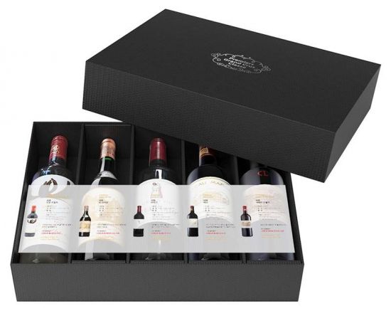 CU에서 판매하는 550만원짜리 보르도 그랑크뤼 1등급 빈티지 와인세트.