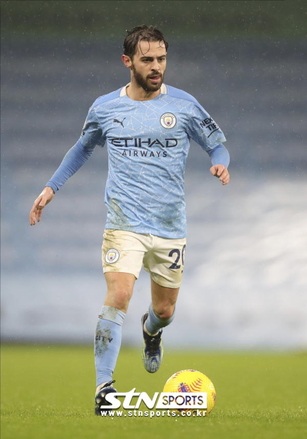 맨체스터 시티 공격형 미드필더 베르나르두 실바. 사진|뉴시스/AP