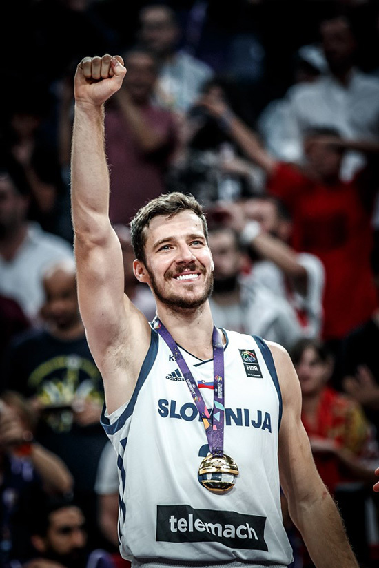 돈치치 이전 슬로베니아 농구의 영웅이었던 드라기치(36)가 다시 조국의 유니폼을 입고 돌아왔다. 사진=FIBA 제공