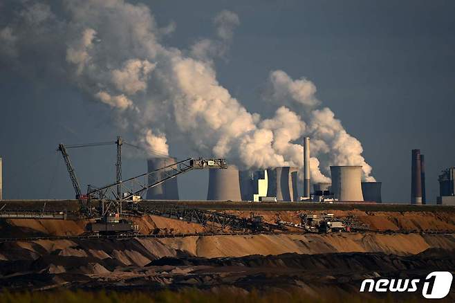 독일 서부 가르츠바일러 소재 석탄 화력발전소 2021.10.27 © AFP=뉴스1 © News1 정윤미 기자