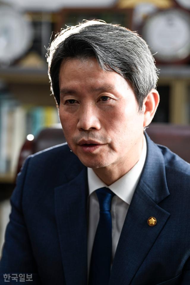 이인영 더불어민주당 의원. 이한호 기자