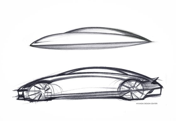 아이오닉 6 콘셉트 스케치. 현대차 제공