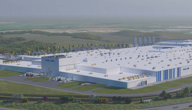 LG에너지솔루션과 미국 제너럴모터스(GM) 합작사인 ‘얼티엄셀즈’가 미국 테네시주에 짓고 있는 합작2공장. [얼티엄셀즈 제공]