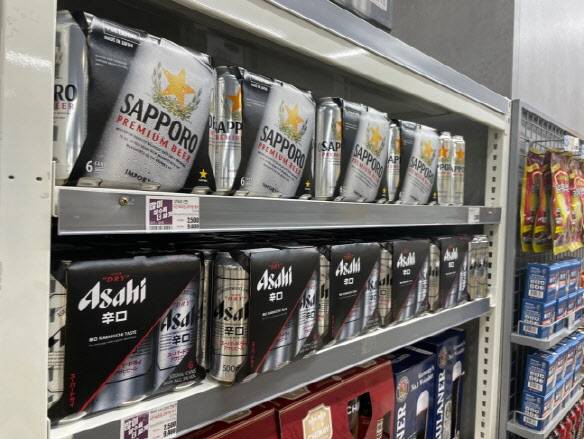 서울 시내 한 대형마트 주류매대 모습.(사진=뉴스1)