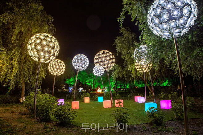 서동공원(궁남지) 야간경관