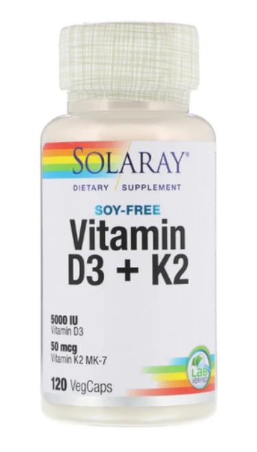 민경’s pick – SOLARAY 비타민 D3+K2