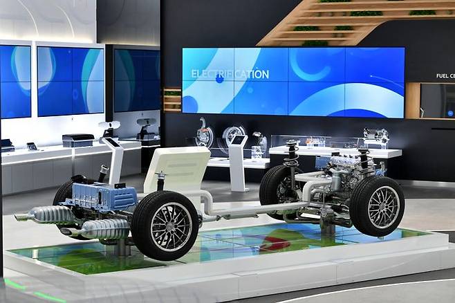 소프트웨어 기술 홍보관. ⓒ현대모비스