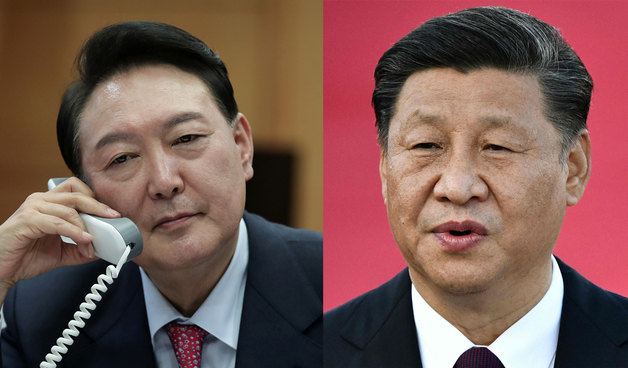 윤석열 대통령(왼쪽), 시진핑 중국 국가주석 /사진=뉴스1 자료사진, AFP