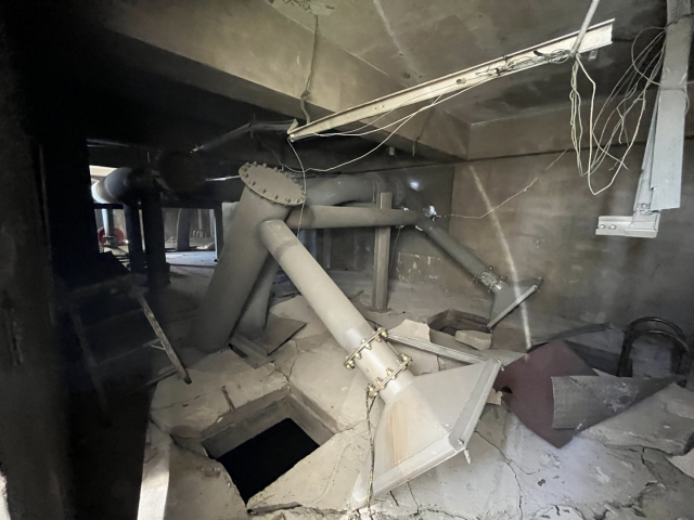 30일 오후 울산 남구의 한 폐기물 처리업체에서 폭발사고가 발생했다. 사진제공=울산소방본부