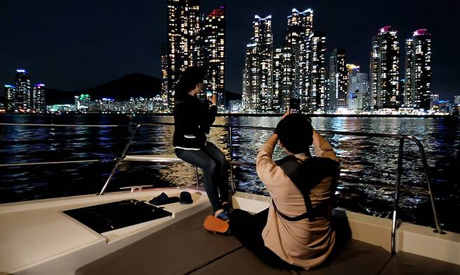 야간요트투어 마린티시 야경