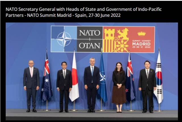 ▲지난 6월말 나토 정상회의에 참석한 윤석열 대통령. ⓒ나토 홈페이지 갈무리