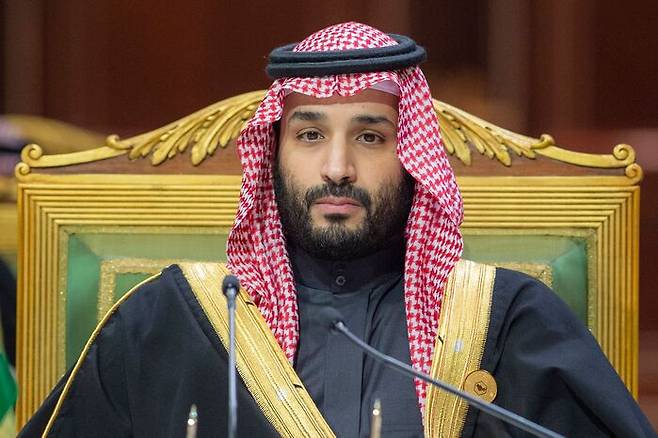 지난해 12월 수도 리야드에서 걸프국가 정상회의를 주재하는 무함마드 빈 살만 사우디 왕세자.