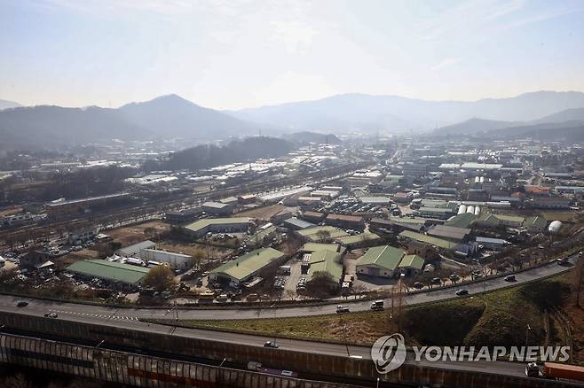 3기 신도시로 지정된 하남 교산 지구 일대 모습 [연합뉴스 자료사진]