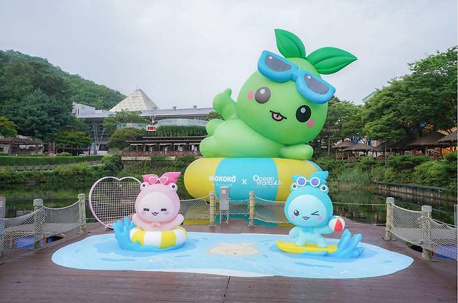 오션월드 콜라보 테마존