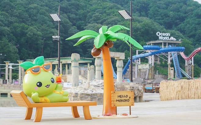 오션월드 콜라보 테마존