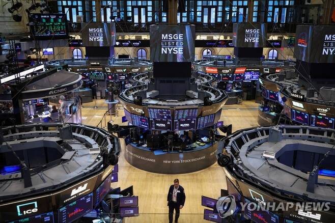 NYSE 입회장의 모습