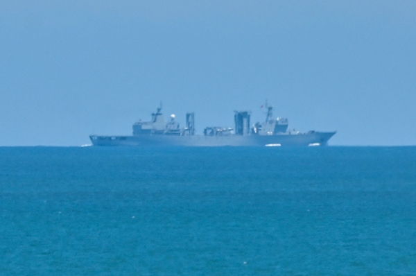 중국 군함이 지난 5일 대만에 가장 가까운 푸젠성 핑탄섬 앞바다를 항해하고 있다. AFP 연합뉴스