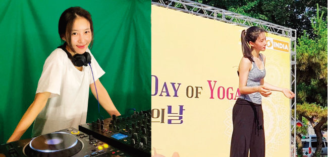 잠시 연예계를 떠나 DJ와 요가 강사로 활동한 김정민.