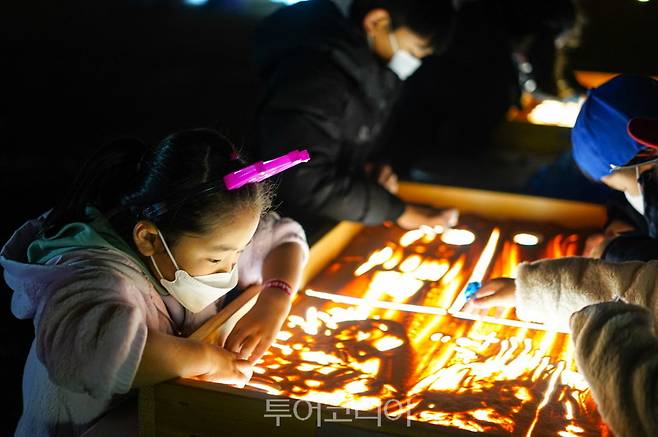익산 문화재야행 샌드아트