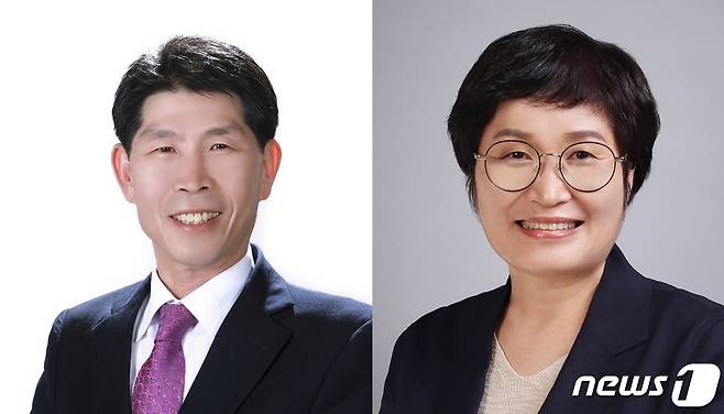 대전 대덕구의회 김홍태 의장(왼쪽)과 박효서 부의장.