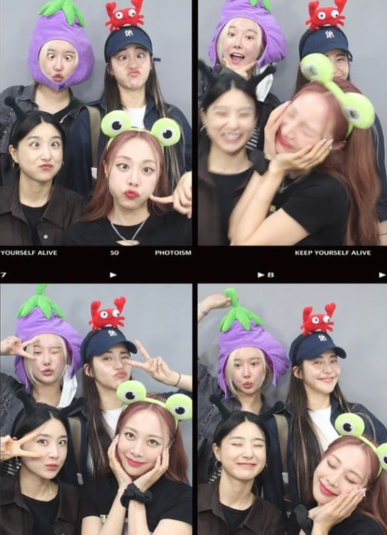 Brave Girls Yu-Jeong released a photo with an article entitled Im sorry Im sorry Im in trouble.In the photo, members with branches, crabs, frogs, and mouse headbands laugh with comical photos that collect their eyes in the center.In the meantime, Ganggu Eunji is flying forward in one of the four cuts and does not focus alone, while Yu-Jeong and Yuna are bread-blown.Yu-Jeongs apology said, I was a little sick. Fans responded, Pepe and Rejection, The good sister.The second photo will kick you, he said, Oh, I can imagine that scene enough.Meanwhile, Brave Girls returned home late last month after successfully completing their first solo United States of America tour.