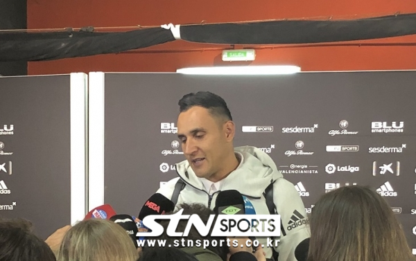 파리 생제르맹 FC 골키퍼 케일로르 나바스. 사진|이형주 기자(스페인 발렌시아/메스타야)