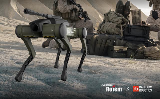현대로템이 2024년까지 개발 에정인 군용 다족보행로봇. 현대로템 제공
