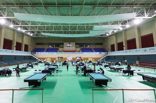 ‘2022 경남고성군수배 전국당구대회’가 오는 17일부터 21일까지 5일간 경남 고성군 국민체육센터에서 열린다. (사진=대한당구연맹 제공)
