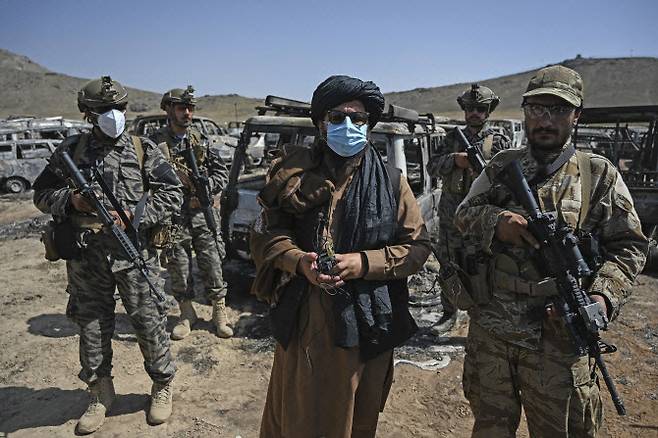 아프가니스탄을 장악한 탈레반. (사진=AFP)